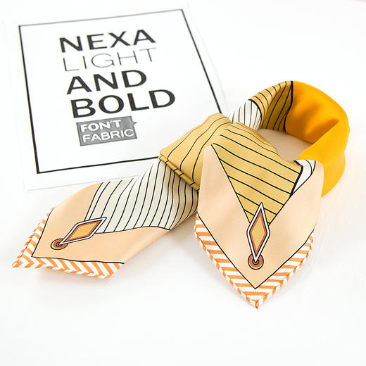 鑫缘 真丝双喷异色方巾 GD0029 商品图1