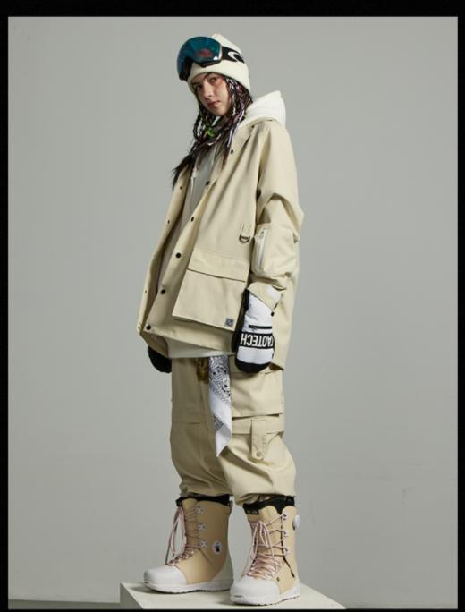 2223 MOODLAB 213JKT001 ALL 奶油色 滑雪服 商品图2