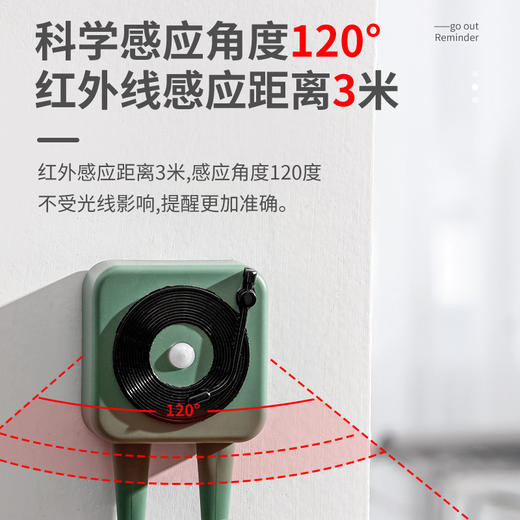 【春艺】出门提醒器老人家居生活用品智能感应提示器带钥匙语音播报-C仓 商品图1