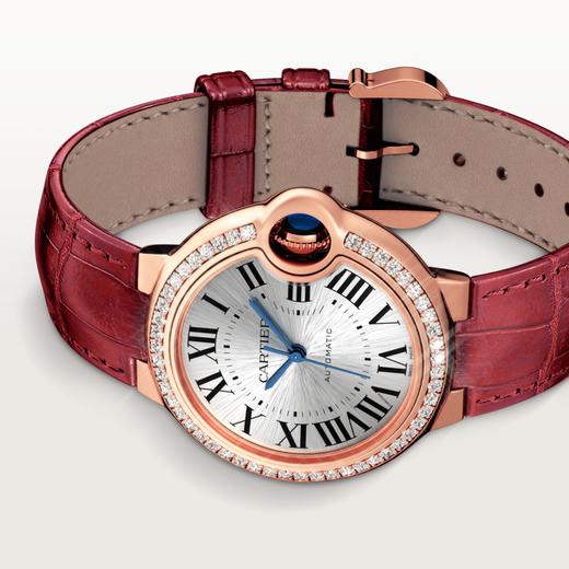 卡地亚 Cartier Ballon Bleu de Cartier 蓝气球腕表 33毫米 18K玫瑰金 自动上链 WJBB0033 商品图1