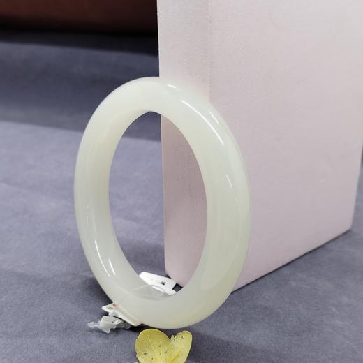 和田玉手镯-羊脂白玉厚装 商品图0