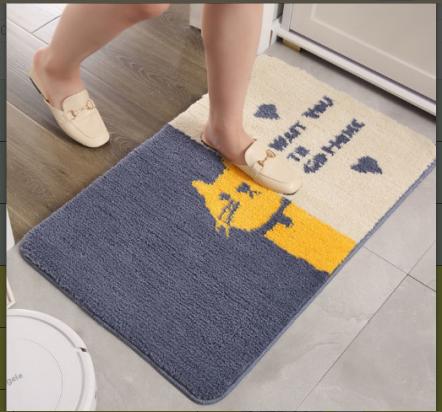 南柯一梦高低毛加厚家用脚垫进门门口浴室防滑垫吸水地垫地毯 商品图2