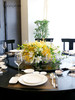 酒店餐桌花大圆桌中间转盘摆花饭店餐厅包厢高端仿真花装饰花摆设 商品缩略图3
