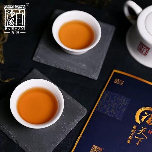 黑茶丨白沙溪  2022年 福天下 （蓝印5375）陈润天茯茶 800g 商品图5