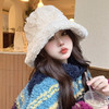 韩版ins兔毛保暖显脸小渔夫帽子女个性百搭盆帽潮流护耳水桶帽 商品缩略图3