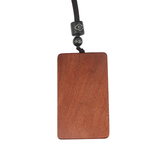 天然雷击枣木圆角无事牌正能量吊坠 商品图6