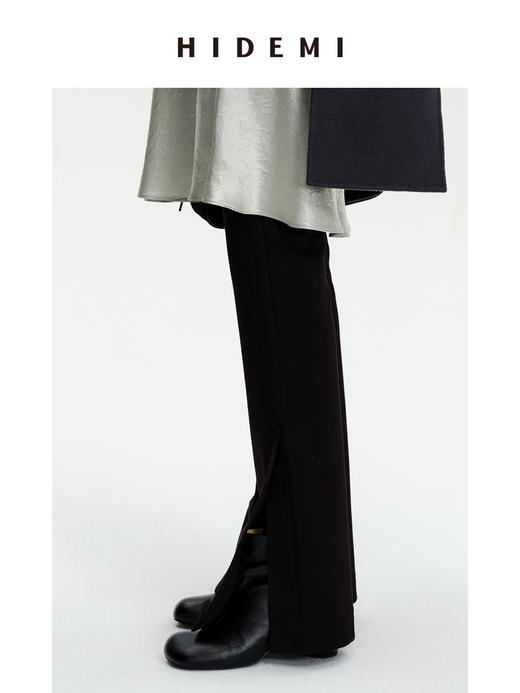 HIDEMI 加厚款弹力超显瘦侧开叉神裤 商品图2