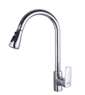 帝富龙 抽拉菜盆龙头  G2697 亮