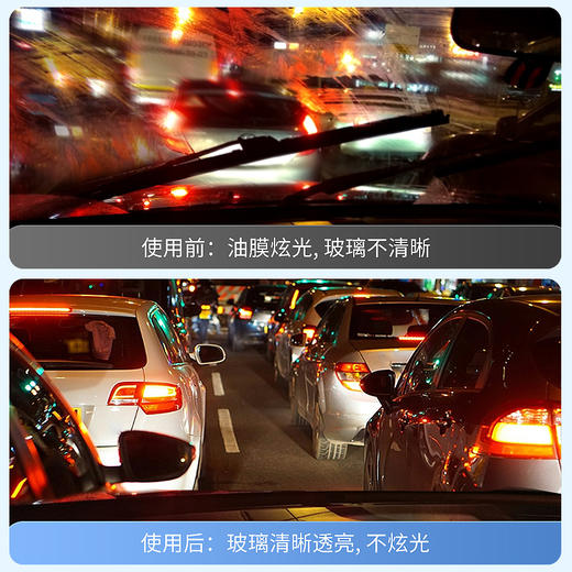 车仆新视界四合一玻璃水 强力去污 除油膜 快干无痕 商品图5