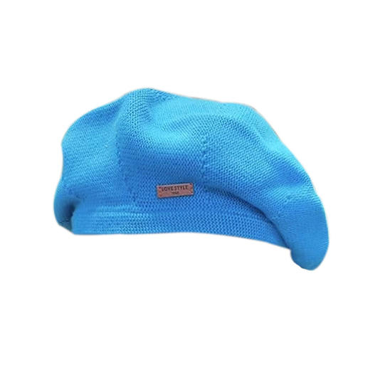 针织贝雷帽秋季帽子百搭显脸小八角帽日系韩版纯色学生复古报童帽 商品图4