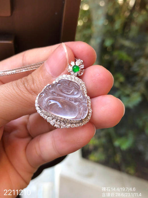 2211210，玻璃佛公吊坠。具体价格微信咨询 商品图8