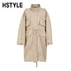 韩都衣舍派克服棉服2022新款秋装女装宽松ins潮可拆外套JM10370 商品缩略图3
