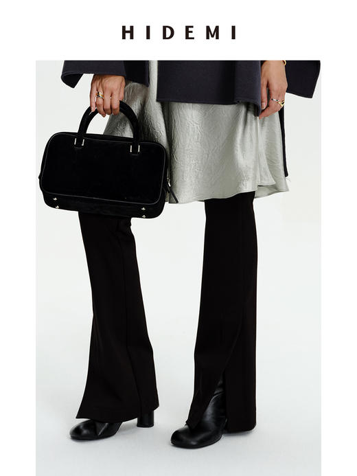 HIDEMI 加厚款弹力超显瘦侧开叉神裤 商品图3