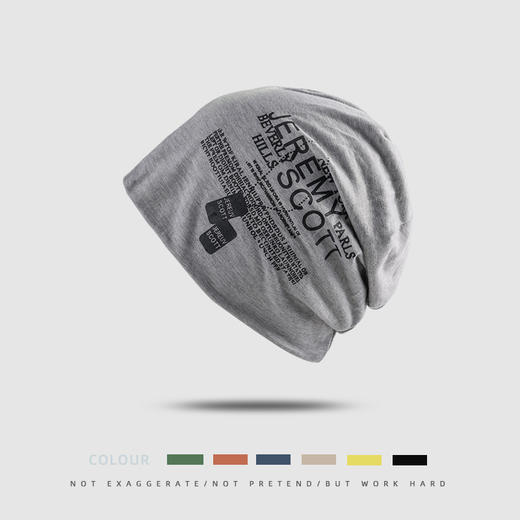 小红书推荐~网红帽子女秋冬针织护耳韩版学生透气包头帽潮流个性时尚堆堆帽男 商品图3