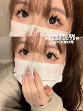 rolalens 美瞳月抛 宝宝巧 直径14.5mm着色13.8mm