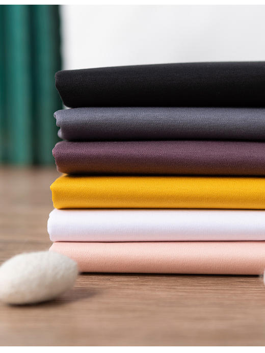 简约挺括 ｜190g高端多色双面丝光棉长袖棉T/白T （3件包邮） 商品图1