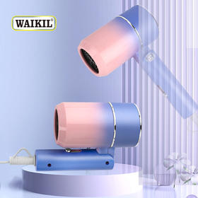 【大风力 恒温不伤发】WAIKIL网红爆款吹风筒家用学生宿舍锤子蓝光吹风机三档调节电吹风