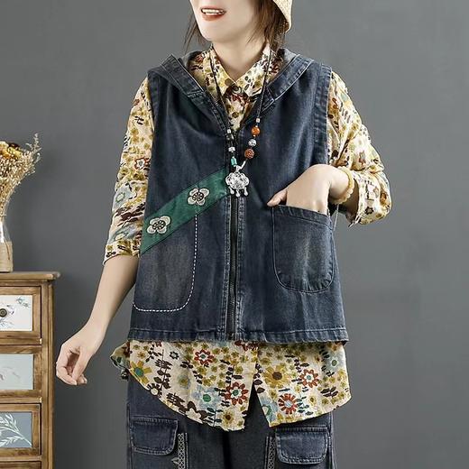 欧陆风牛仔坎肩2305（4） 商品图0