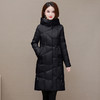 QYM DN228879-Y羽绒服中长款加厚保暖连帽外套 商品缩略图1