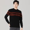 圣得西男装冬季款男士撞色提花保暖厚羊毛衫【门店新品】2262050518 商品缩略图1