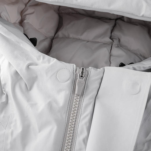 运动羽绒服长款官方旗舰白鸭绒加厚保暖大衣外套冬季8163YR1001 商品图4