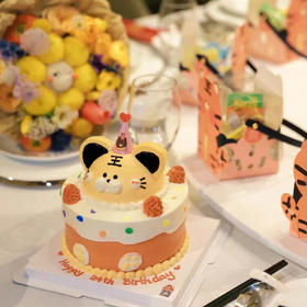 【双层小老虎蛋糕】- 儿童生日蛋糕