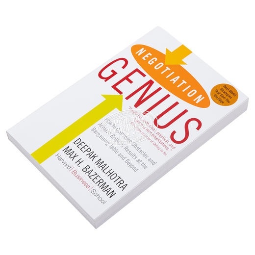 【中商原版】哈佛经典谈判术 豆瓣阅读 英文原版 Negotiation Genius Deepak Malhotra & Max Bazerman 商品图2