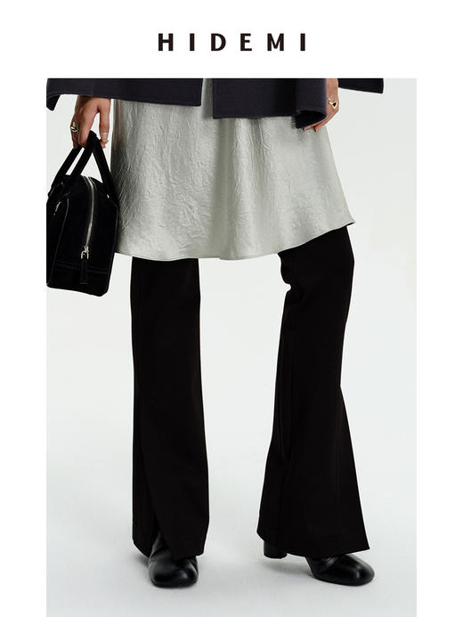 HIDEMI 加厚款弹力超显瘦侧开叉神裤 商品图1