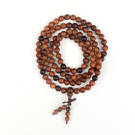 高品质】天然雷击枣木圆珠长串手串手链 商品图3