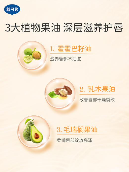 戴可思儿童唇膏男孩保湿滋润防干裂婴儿宝宝女童润唇膏小女孩专用 商品图1