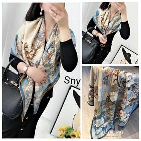 白马商厦 新款 大方巾 尺寸110×110