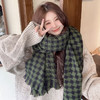 秋冬季新款围巾女韩版ins千鸟格2022冬季百搭学生披肩保暖围脖男 商品缩略图3