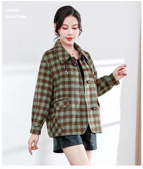 月亮女神13011毛呢外套（4）