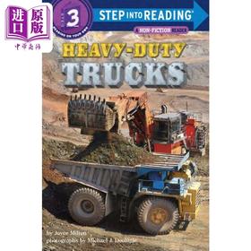 【中商原版】Step into Reading Step 3 Heavy-Duty Trucks 兰登阅读进阶3：重型卡车（百科） 英文原版 儿童绘本 分级阅读 7-12岁