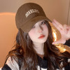 秋冬季新款百搭韩版棒球帽子女士简约字母休闲显脸小鸭舌帽子男士 商品缩略图1