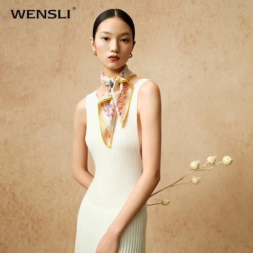 Wensli异花异色中方巾-景泰 商品图0