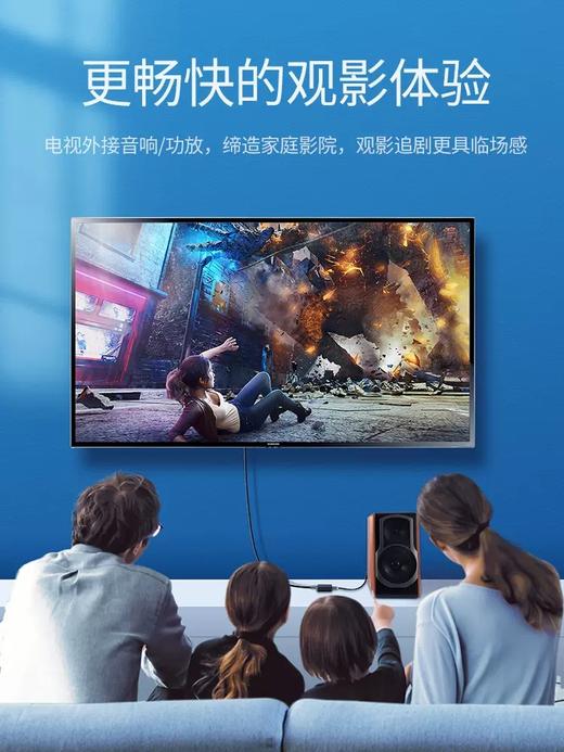 同轴光纤音频转换器数字模拟信号双莲花线一分二电视显示器接音响射频输出spdif适用于海信/小米ps4 商品图1
