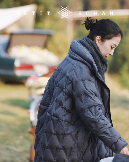 PETIT SCHAN小闪 #42 totoro龙猫 顶ji纯貉绒纱线针织冷帽/大披肩围巾 商品图13