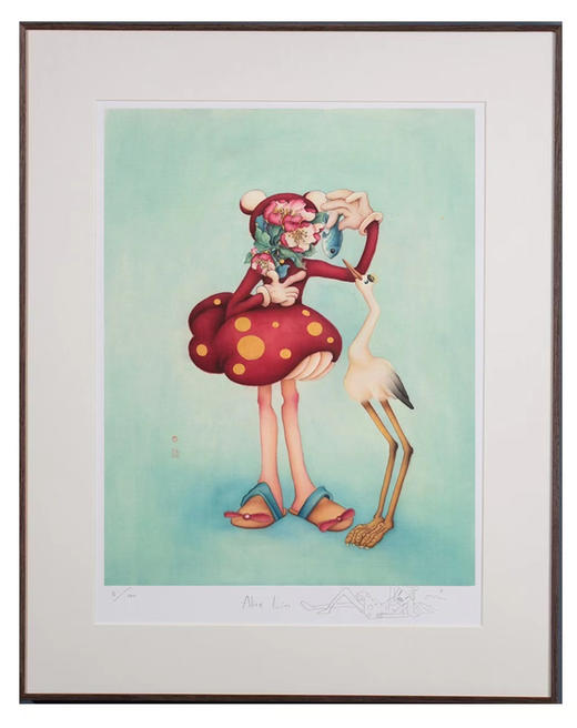 徐琳琳《仙鹤与鱼》100版 商品图0