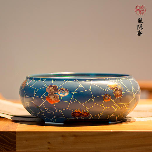 厂家直发 龙隐斋电陶炉煮茶专用家用小型功夫茶具电茶炉智能静音可定时烧水煮茶炉 蓝地冰梅 商品图0