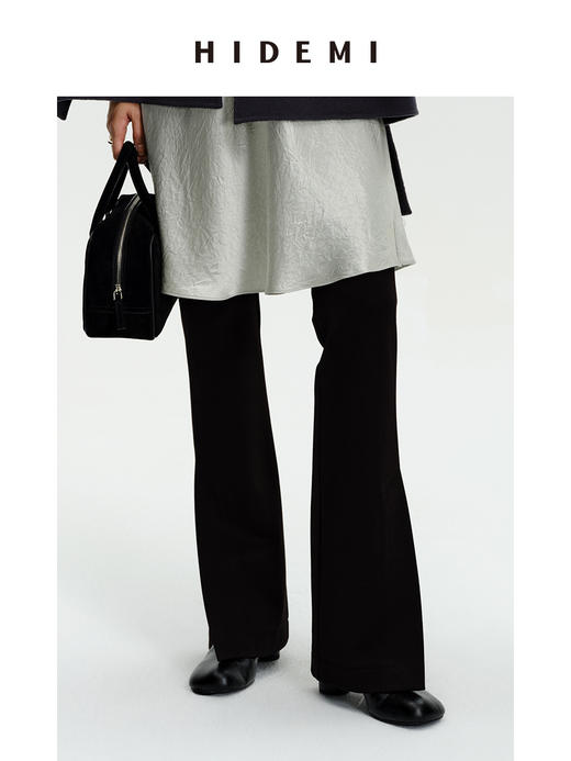 HIDEMI 加厚款弹力超显瘦侧开叉神裤 商品图4
