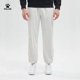 卡尔美美式运动裤男2022秋冬新款灯芯绒抽绳束脚针织长裤潮