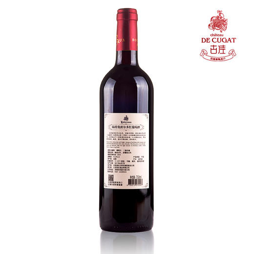 陆塔曼波尔多红葡萄酒2015 商品图1