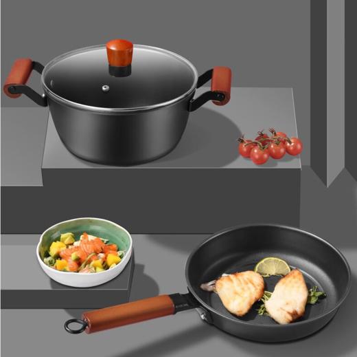 【分仓直发包邮】康巴赫-林格斯特铁锅二件套22/22CM（KGL2A） 商品图0