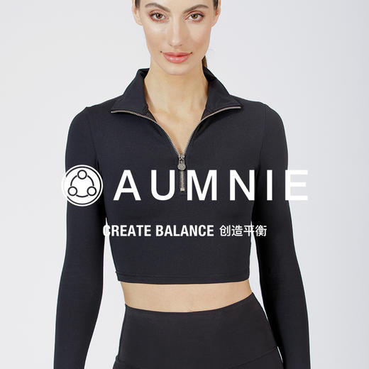 【新品】瑜伽运动半拉链长袖上衣 ATHLETICS HALF ZIPPER TOP 商品图0