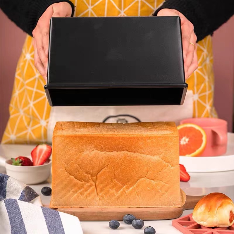 顶焙良品烘焙模具阳极活底戚风蛋糕不沾烤面包节能土司盒家用烤箱