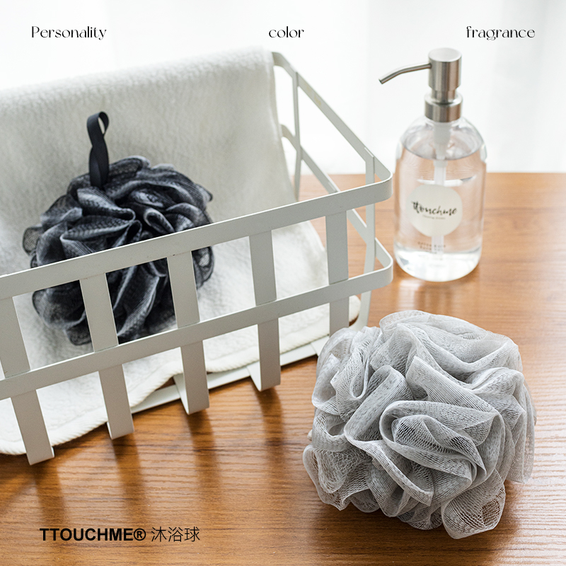 TT沐浴球超柔软洗澡泡沫搓背起泡搓澡男女士浴花球