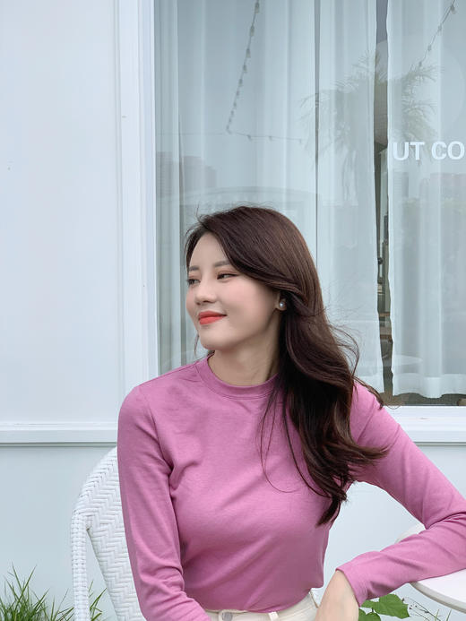 【百图lulu定制】【底妆德绒衫】德国拜耳公司 进口德绒面料 媲美羊绒效果 圆领打底衫 商品图6