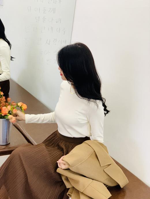 【百图lulu定制】【底妆德绒衫】德国拜耳公司 进口德绒面料 媲美羊绒效果 圆领打底衫 商品图2