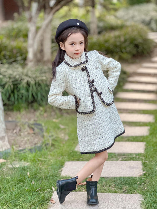 非质量问题不退换哦~pureshare蓬纱馆编织星光连衣裙公主裙女童连衣裙秋冬 商品图0